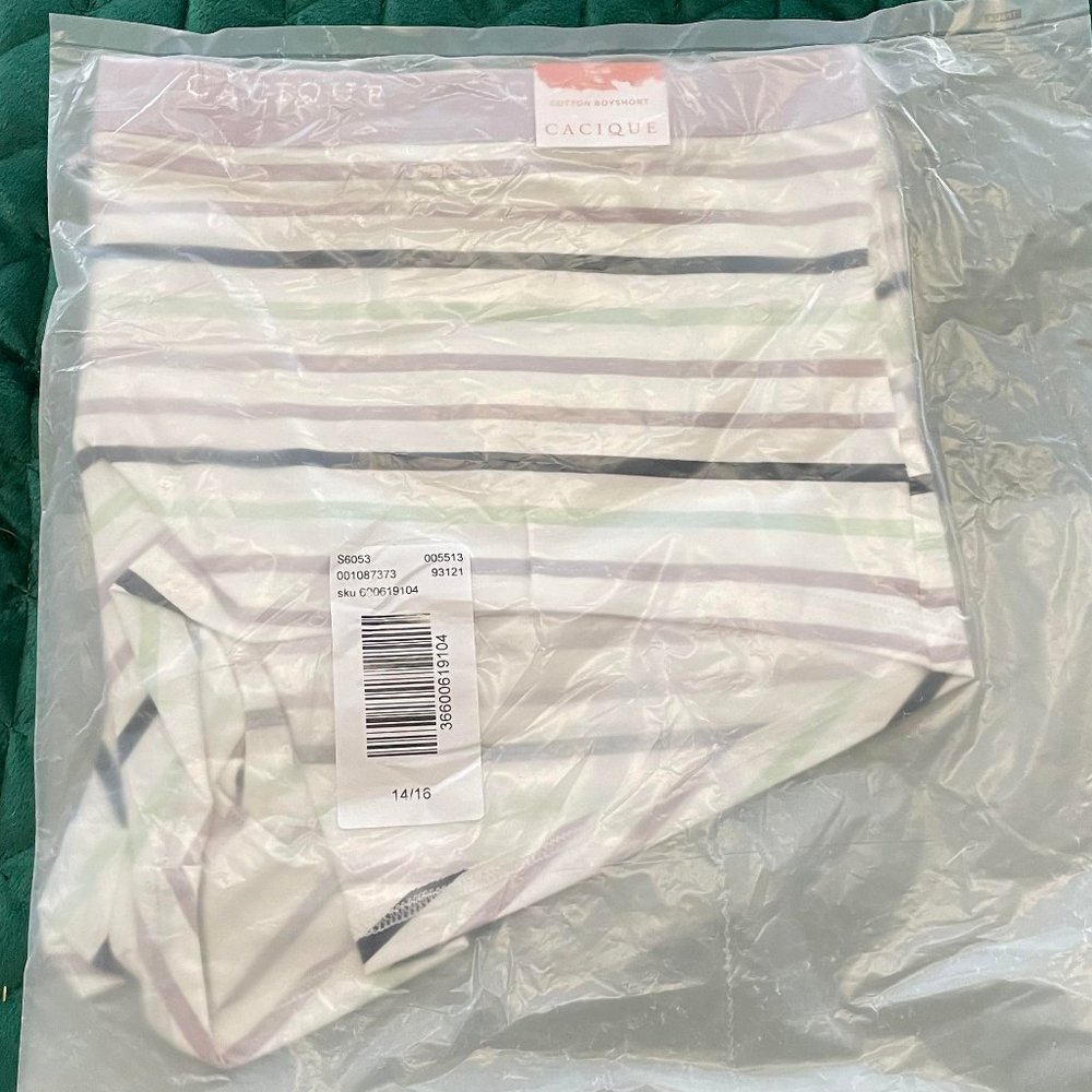 Lane Bryant/Cacique 14/16 NEW cotton boyshort panty